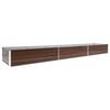 vidaXL Raised Bed | Brown | Galvanised steel | 480 x 80 x 45 cm | Durable