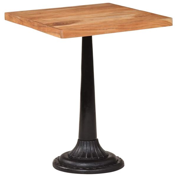 vidaXL Bistro Table 60x60x76 cm Solid Acacia Wood