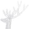 vidaXL XXL Acrylic Christmas Reindeer 250 LED 180 cm Colourful