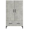 vidaXL Highboard Concrete Grey 70x31x115 cm Engineered Wood