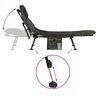 vidaXL Fishing Bed with Adjustable Mud Legs Foldable Camouflage