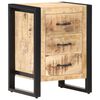 vidaXL Bedside Cabinet | Natural | Solid mango wood | Compact | Bedside Cabinet