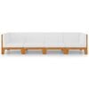 vidaXL 4 Piece Garden Lounge Set with Cushions Solid Acacia Wood