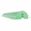 vidaXL Greenhouse with Steel Frame Green 144 m&sup2; 24x6x2.85 m