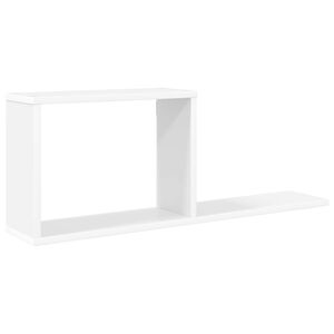 vidaXL Floating Shelves White 80 x 15 x 30 cm Engineered Wood