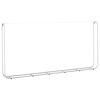 vidaXL Firewood Rack 300x25x150 cm Galvanised steel