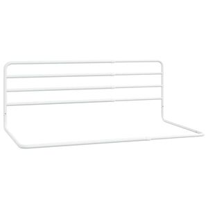 vidaXL Toddler Safety Bed Rail White (76-137)x55 cm Iron