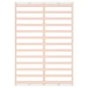 vidaXL Bed Frame without Mattress White 140x200 cm Solid Wood