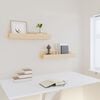 vidaXL Wall Shelves 2 pcs 50x12x9 cm Solid Wood Pine