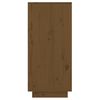 vidaXL Console Cabinet Honey Brown 60x34x75 cm Solid Wood Pine
