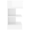 vidaXL Bedside Cabinets 2 pcs High Gloss White 40x35x65 cm