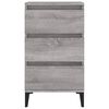 vidaXL Bedside Cabinet Grey Sonoma 40x35x70 cm Engineered Wood