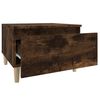 vidaXL Side Tables 2 pcs Smoked Oak 50x46x35 cm Engineered Wood