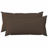 vidaXL Cushion with Pillow HEERLEN 2 pcs Taupe Fabric