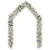 vidaXL Christmas Garland | Green with flocked white snow | PVC | Extra Long