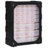 vidaXL Multi-drawer Organiser with 39 Drawers 38x16x47 cm