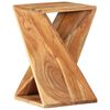 vidaXL Side Table 35x35x55 cm Solid Wood Acacia