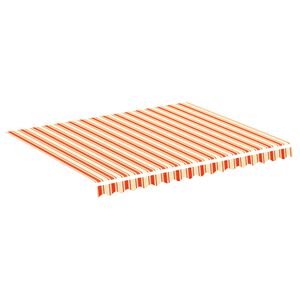 vidaXL Awning Replacement Fabric Yellow and Orange 300x250cm Polyester