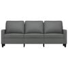 vidaXL 3-Seater Sofa Dark Grey 180 cm Fabric