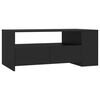 vidaXL Coffee Table | Black | Engineered Wood | 102 x 55 x 42 cm | Coffee Table