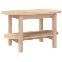 vidaXL Coffee Table 80x45x45 cm Solid Wood Pine