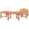 vidaXL Tree Bench 4 -Seater 210 x 80 x 45 cm Solid Eucalyptus Wood