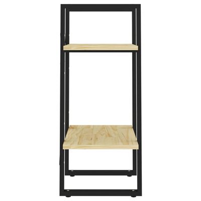 vidaXL 2-Tier Book Cabinet 40x30x70 cm Solid Pine Wood
