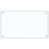 vidaXL Kitchen Backsplashes 2 pcs Transparent 70x40 cm Tempered Glass