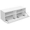 vidaXL TV Cabinet Engineered Wood 95x35x36 cm White