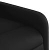 vidaXL Stand up Massage Recliner Chair Black Faux Leather