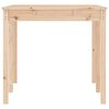 vidaXL Garden Table 159.5x82.5x76 cm Solid Wood Pine