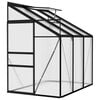 vidaXL Greenhouse Anthracite Aluminium 3.8 m&sup3;