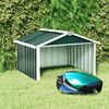 vidaXL Garden Robot Lawnmower Shed 92x97x63 cm Galvanised Steel Green