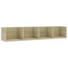 vidaXL Wall Shelf | Sonoma oak | Engineered wood | Medium | Wall Shelf
