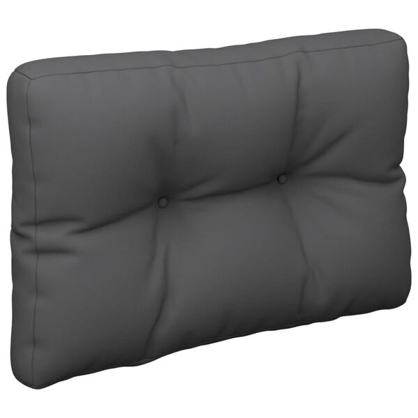 vidaXL Pallet Cushion Anthracite 60x40x12 cm Fabric