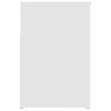 vidaXL Shoe Bench White 80x30x45 cm Engineered Wood