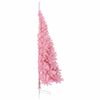 vidaXL Artificial Pre-lit Christmas Tree with 300 LEDs Pink 210 cm PVC