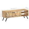 vidaXL TV Cabinet 110x30x40 cm Solid Mango Wood