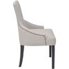 vidaXL Dining Chairs 6 pcs Cream Grey Fabric