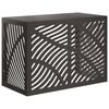 vidaXL Air Conditioner Cover Black 100 x 50 x 70 cm Steel