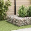 vidaXL Cube Gabion Raised Bed Steel Wire 40x40x40 cm