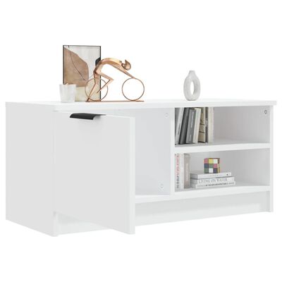vidaXL TV Cabinet White 80x35x36.5 cm Engineered Wood