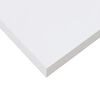 vidaXL Floating Wall Shelves 2 pcs High Gloss White 60x23.5x3.8 cm MDF