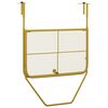 vidaXL Balcony Table Gold 60x40 cm Steel