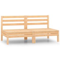 vidaXL Garden 2-Seater Sofa Solid Pinewood