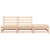 vidaXL 3 Piece Garden Lounge Set Solid Pinewood
