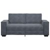 vidaXL 2-Seater Sofa Dark Grey 140 cm Velvet