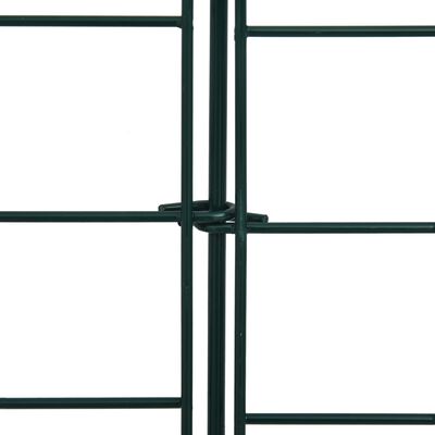 vidaXL Lower Arch Garden Fence Set 77.5x64 cm Green