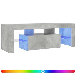 vidaXL TV Cabinet | TV Cabinet | Rectangular | Modern | LED Light Cabinet