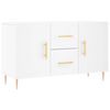 vidaXL Sideboard White 100x36x60 cm Engineered Wood